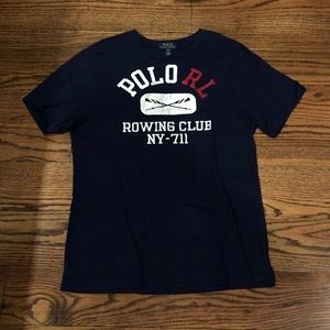 Kids Polo Ralph Lauren T Shirt (Navy) Size: XL 18-20
